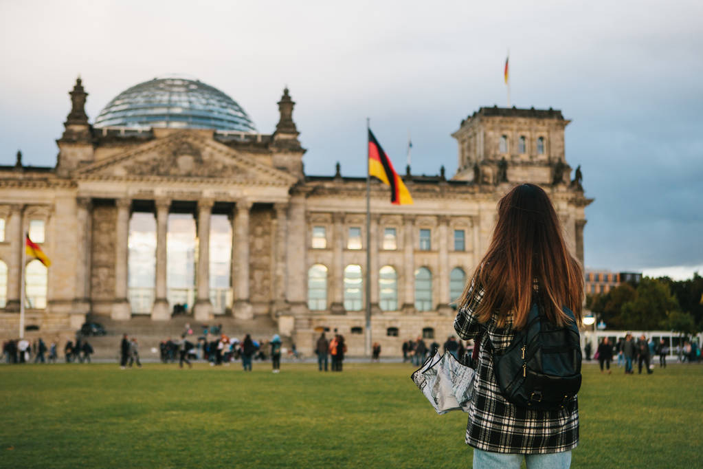 Besuch am Reichstag in Berlin